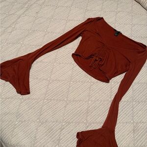 Forever 21 Rust Crop Top